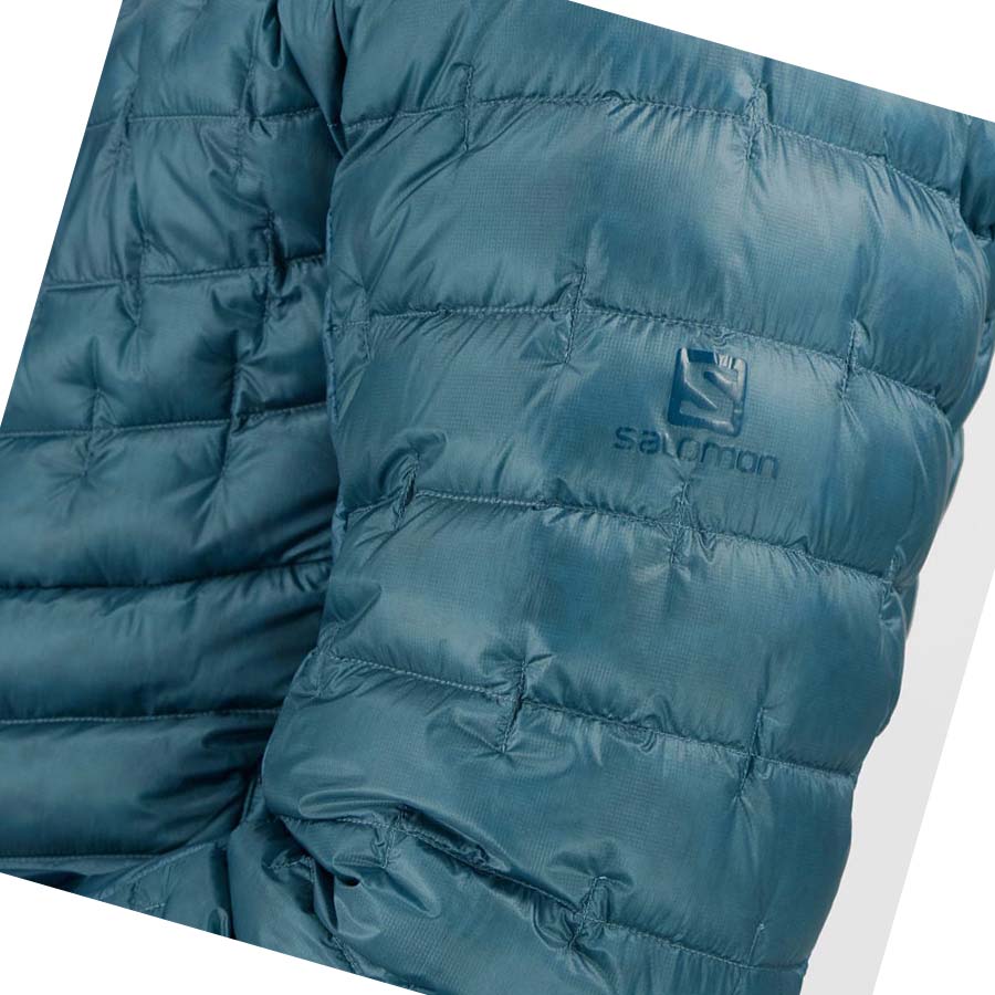 Chaquetas Salomon OUTLINE DOWN INSULATED Hombre Azules | MX 3323ZUT